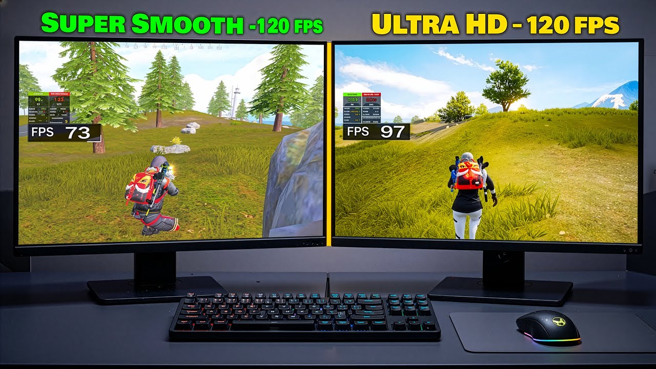 i7 4th Gen + GTX 1070 Test | Super Smooth 120 FPS vs ULTRA HD 120 FPS 😱 | PUBG Mobile