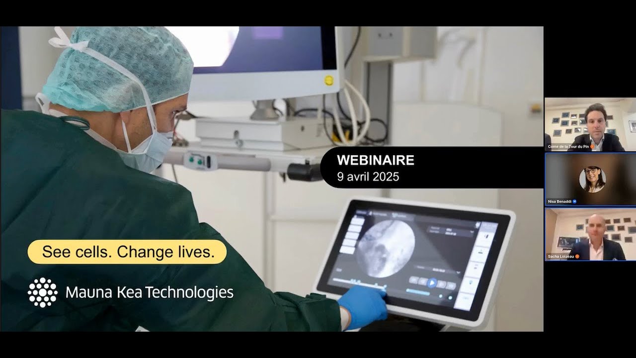 Vidéoconférence pour Mauna Kea Technologies événements récents et perspectives de développement