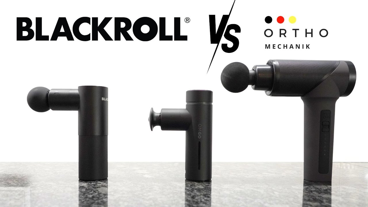 Massagepistole Test 2024 | Vergleich Orthomechanik vs. BLACKROLL | Klarer Sieger: OrthoGun 3.0