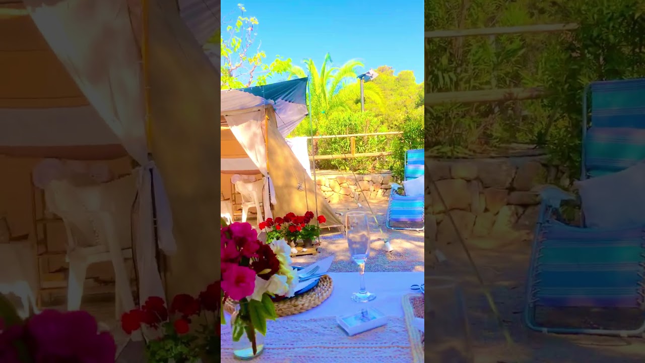DIY Luxury Glamping Barcelona for Twitch Singing Star Heavenly Reyna!