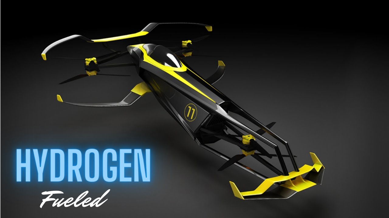 Introducing Maca Carcopter - Worlds First Hydrogen Powered Flying F1 Car