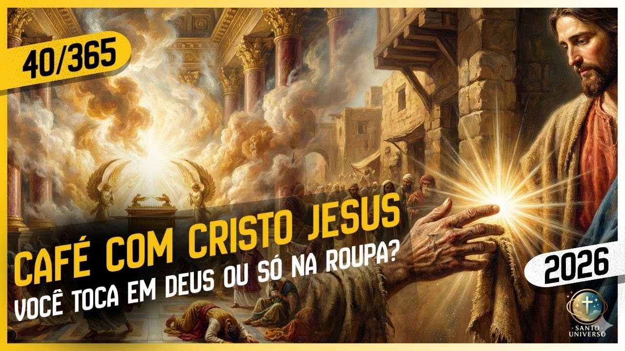 VOCÊ TOCA EM DEUS OU SÓ NA ROUPA? - Café com Cristo Jesus 40/365 (2026)
