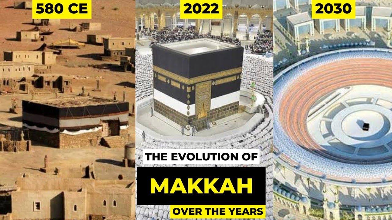 The Evolution Of Makkah, From Year 0 - 580 - 2030 | Future Structure Of Kaaba