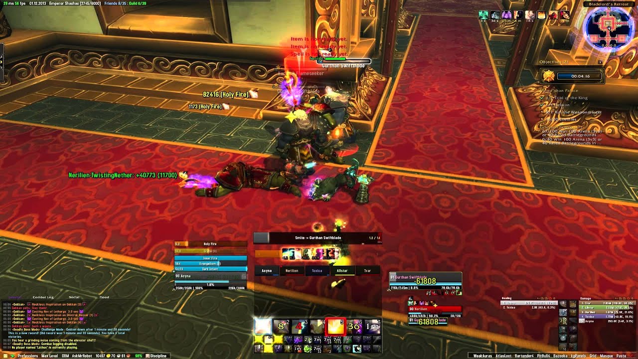 Mogu'shan Palace Gold Challenge Mode (Disc Priest PoV)