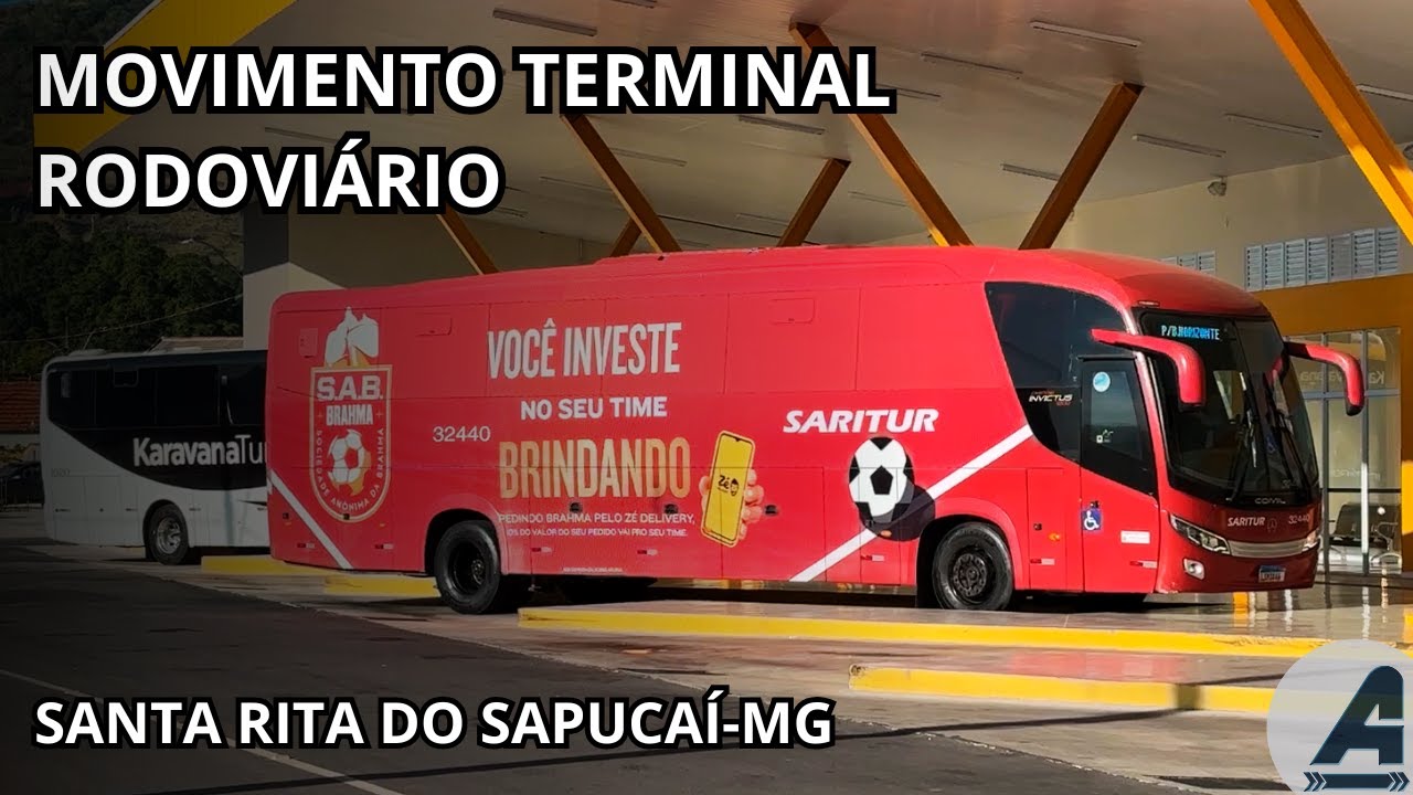 MOVIMENTO NO TERMINAL RODOVI&Aacute;RIO EM SANTA RITA DO SAPUCA&Iacute;-MG