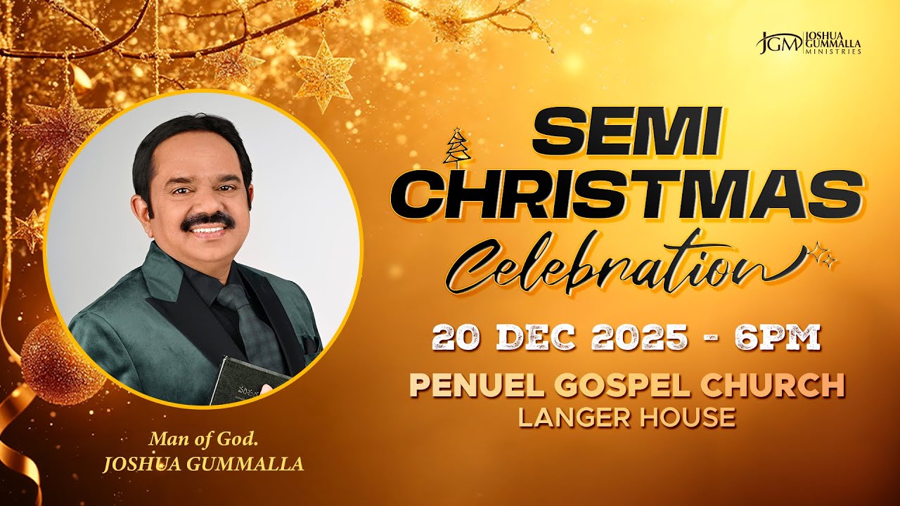 GRAND CHRISTMAS | LANGER HOUSE | 20.12.2025 BY MAN OF GOD JOSHUA GUMMALLA