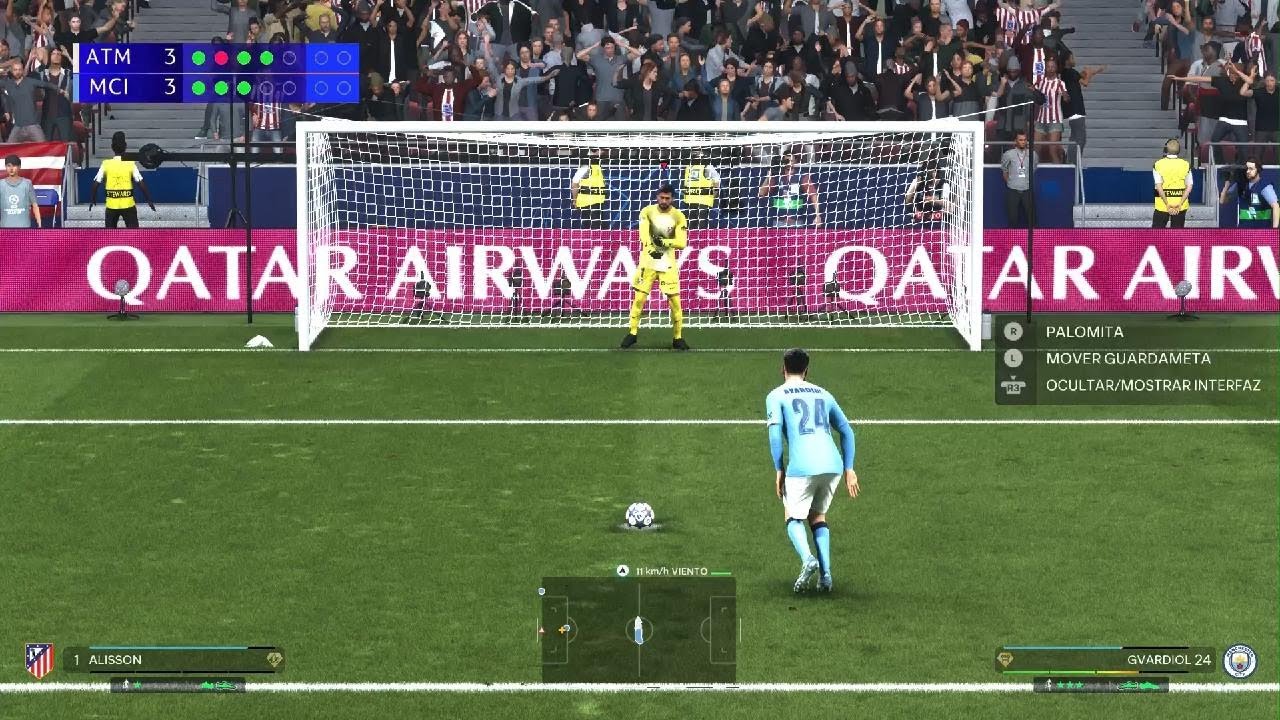 Qué sufrimiento!!!!! Atlético de Madrid vs Manchester City remontada penaltis