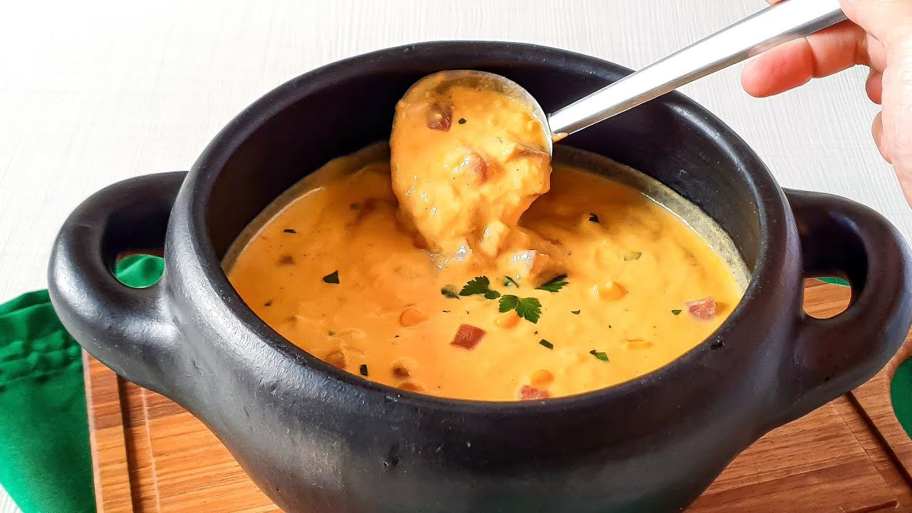 COMO FAZER SOPA DE MILHO, FÁCIL E RÁPIDO. Fazer sopa fácil