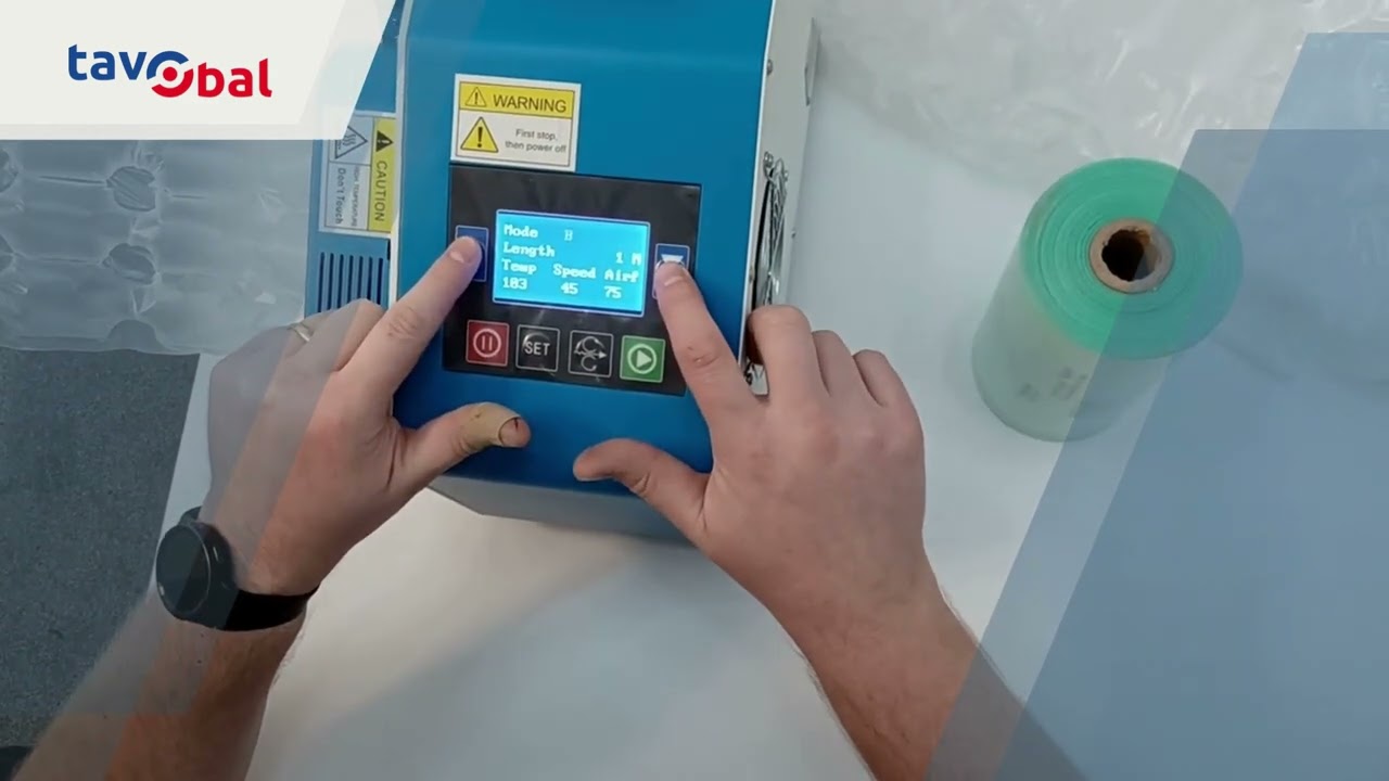 HDA-180 Stroj na vzduchové polštářky - video návod