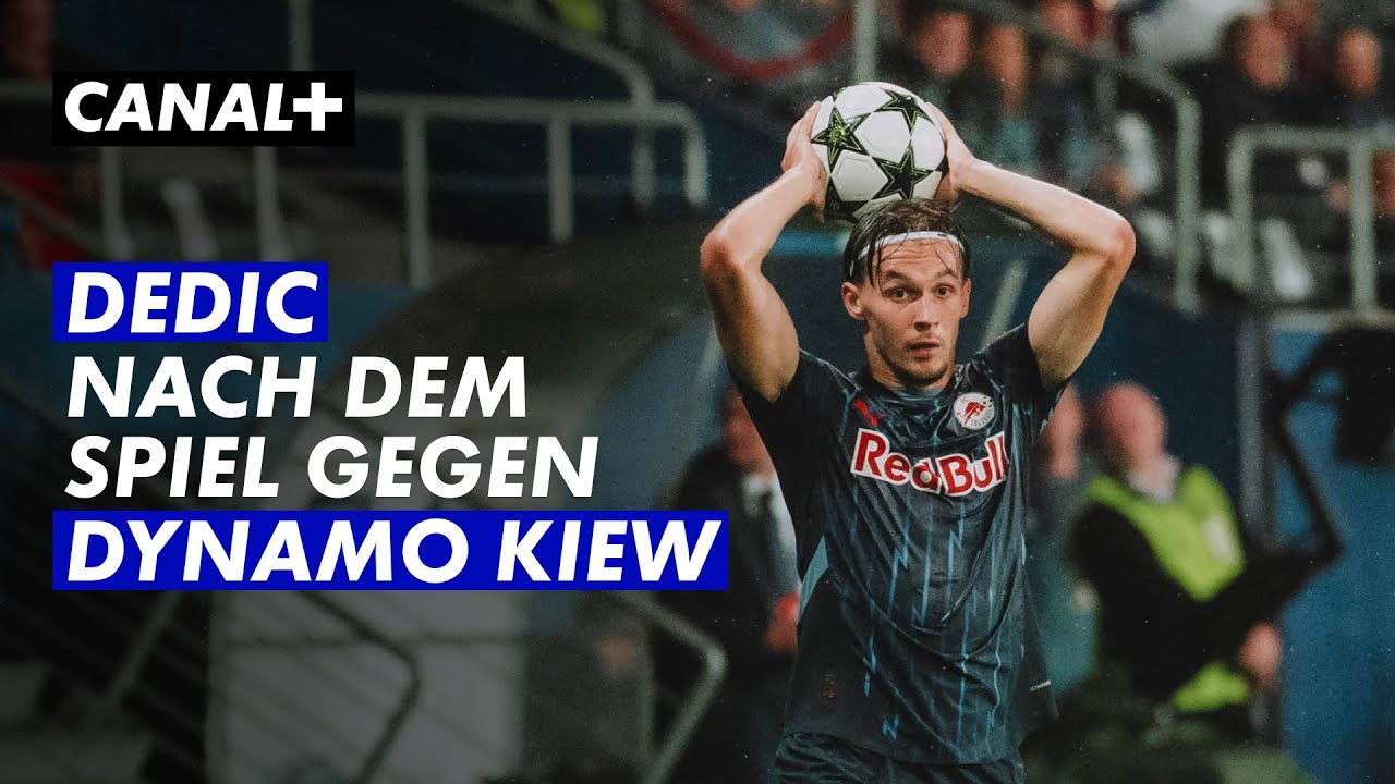 Amar Dedic nach dem Spiel gegen Dynamo Kiew im Interview