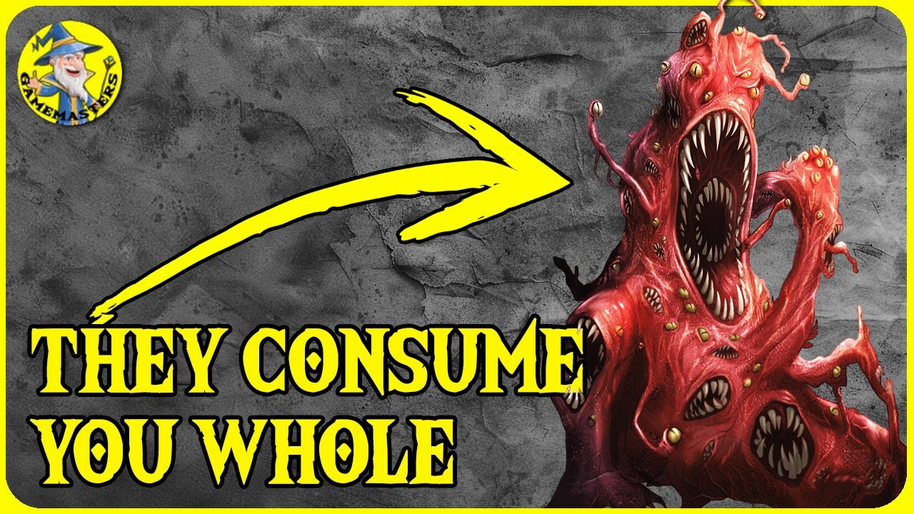 The Terrifying Gibbering Mouther from Dungeons and Dragons!