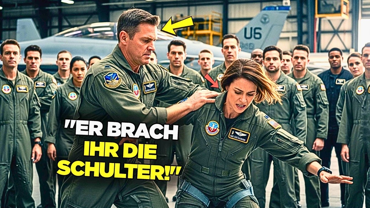 Er Stieß Sie Im Hangar, Ohne Zu Wissen, Dass Jeder Pilot Im Raum Genau Wusste, Wer Sie War!