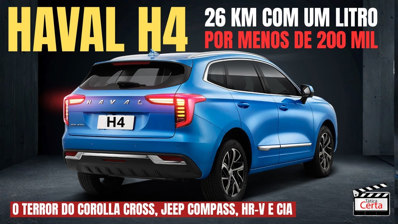 HAVAL H4: A ARMA DA GWM QUE FAZ 26 KM/L E CUSTA MENOS DE 200 MIL!!! 🚗💥