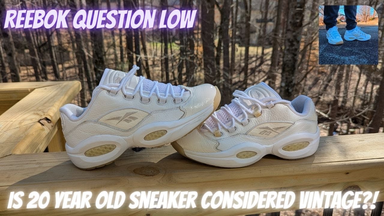 Reebok Question Low - White And Lunar Grey 2006 Retro!