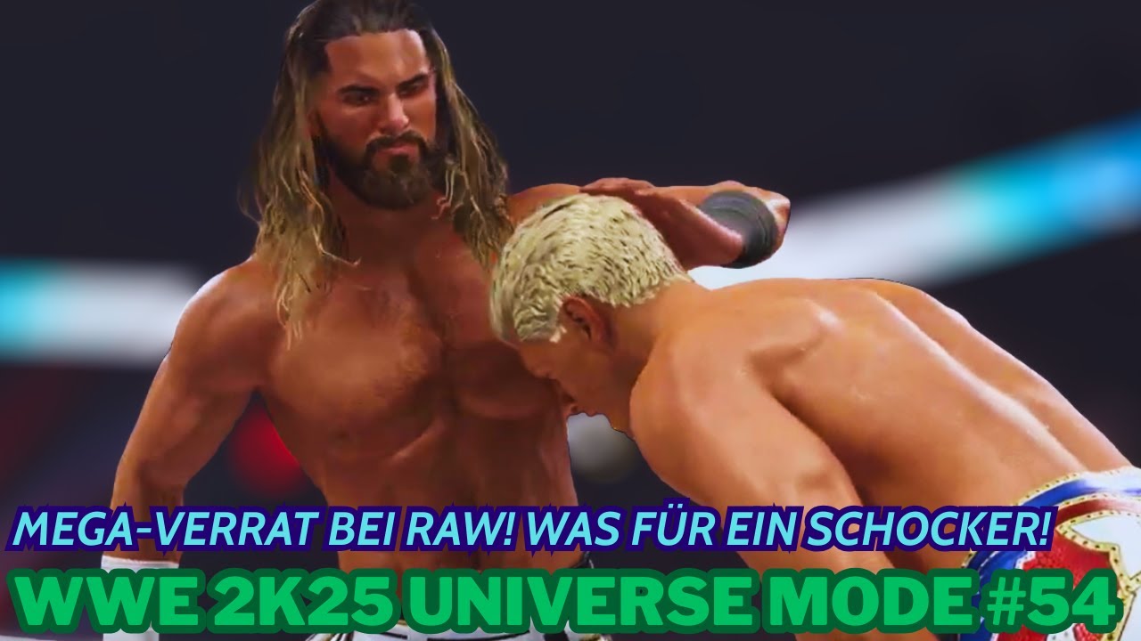 WWE 2K25 UNIVERSE MODE: Mega-Verrat! Das ändert alles! - Neue Titelherausforderin gekürt #wweraw