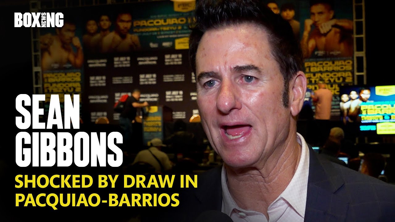 Manny Pacquiao Advisor Sean Gibbons Shocked By Barrios Draw