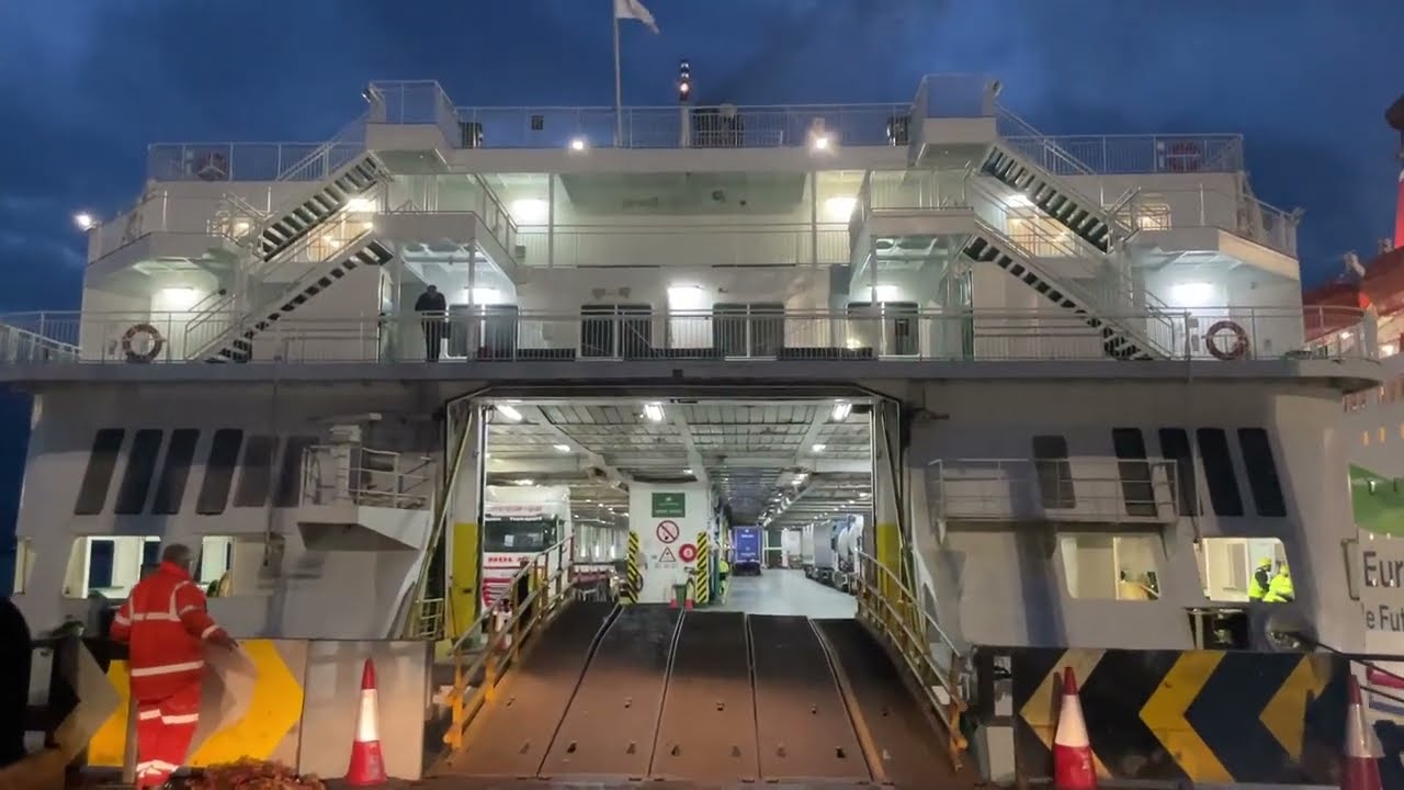 Boarding MV Isle of Innisfree at Rosslare Europort, 9/9/24