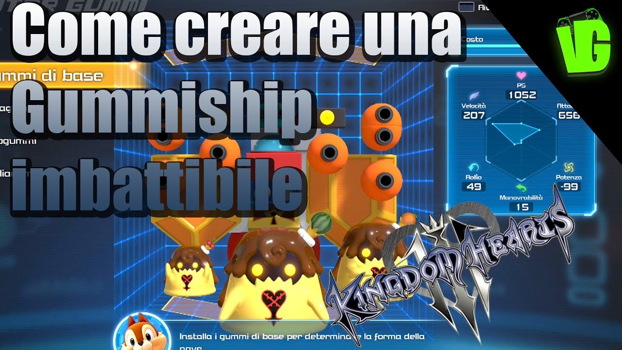Kingdom Hearts 3 - Guida - Come fare una Gummiship imbattibile