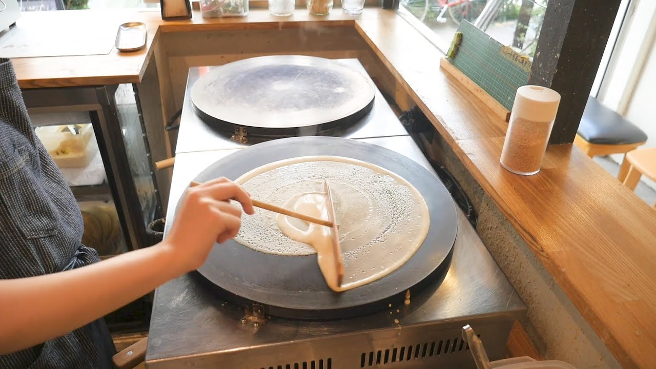 【食テロ】食べるのがもったいないクレープの作り方