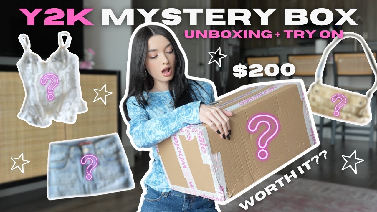 $200 Y2K Mystery Box Unboxing (THIS IS INSANE!!!)