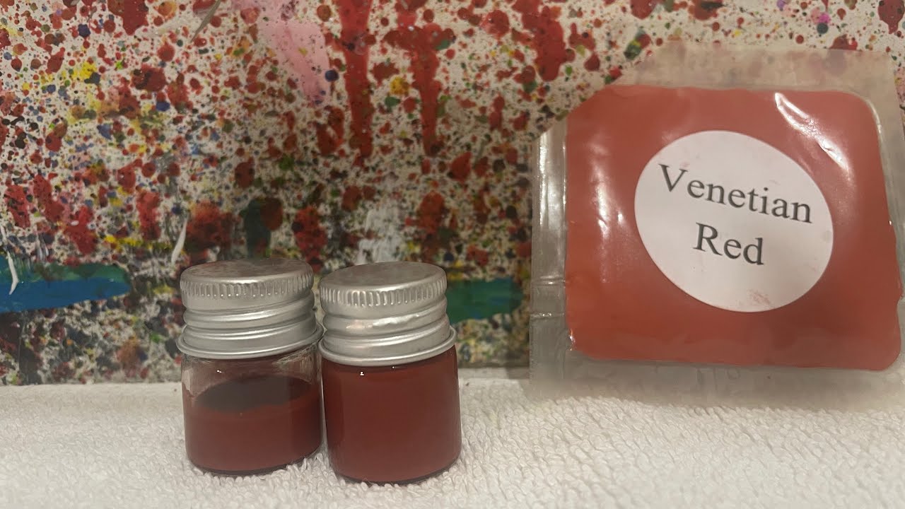 Bottling Paint Venetian Red Paint Asmr 