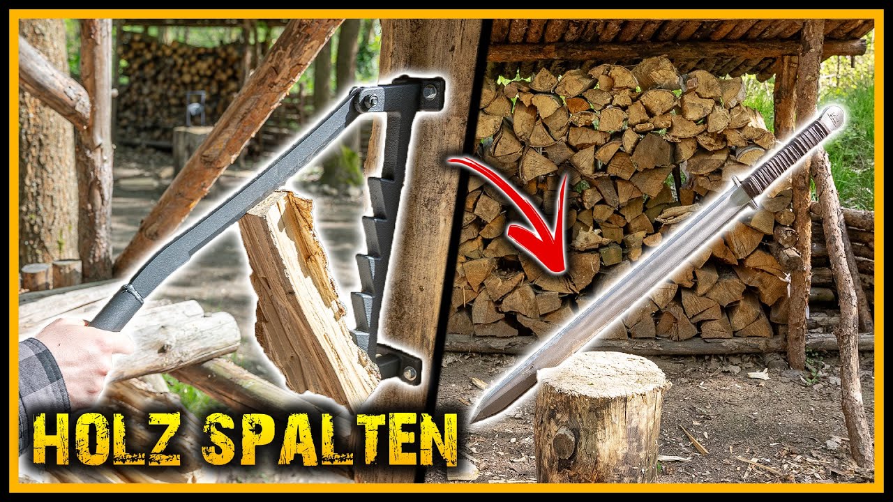 5 Arten Holz zu Spalten - Von Spanmesser bis Viking Woodsplitter - Top oder Flop!? Bushcraft Outdoor