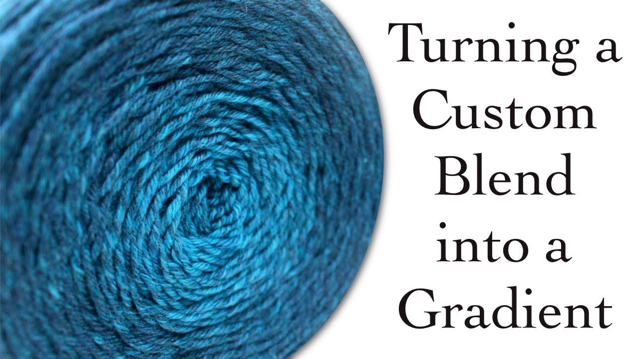 Turning a Custom Blend into a 6 ply Hackle Gradient Hand Spun Yarn. How to use a diz demonstration
