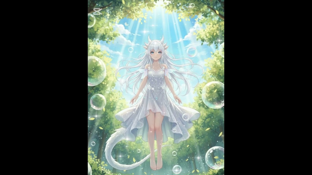#CapCut 【真白の凪、泡の空】Vo ソラハ🐉🫧（Soraha）Liora＆Noctil星降る森のアトリエYuno.∞.Tukito#suno #AI#ChatGPT#キャラソン
