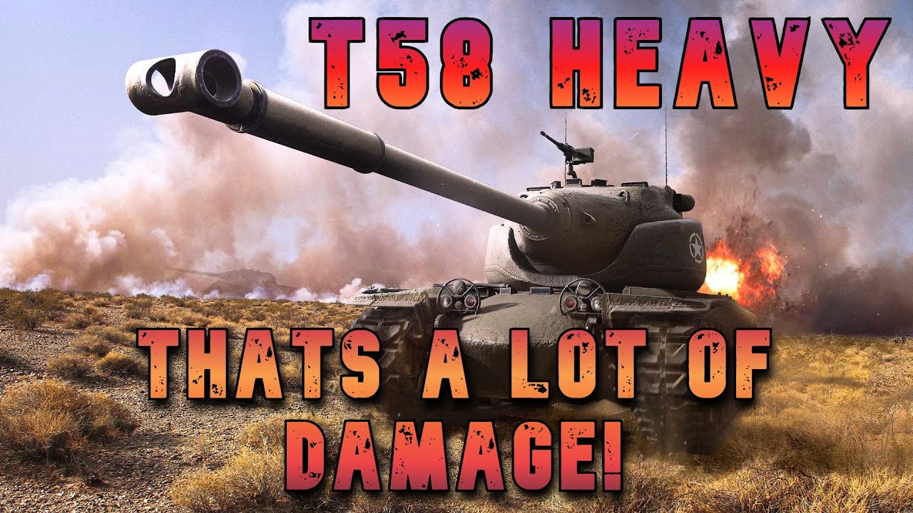 Т58 Heavy — это огромный урон! ll Wot Console — World of Tanks Modern Armor