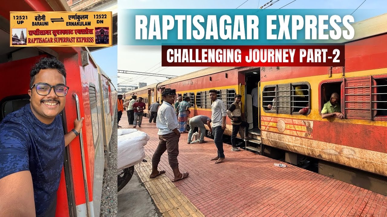 Raptisagar Express Part 2: Kanpur to Warangal | Train&rsquo;s Poor Condition & Journey Scenes