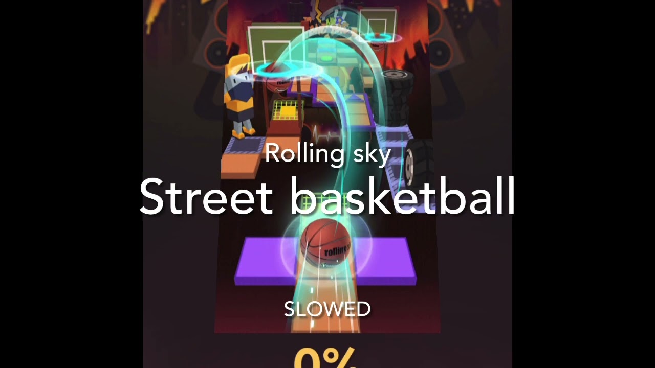 Rolling sky - Street basketball slowed
