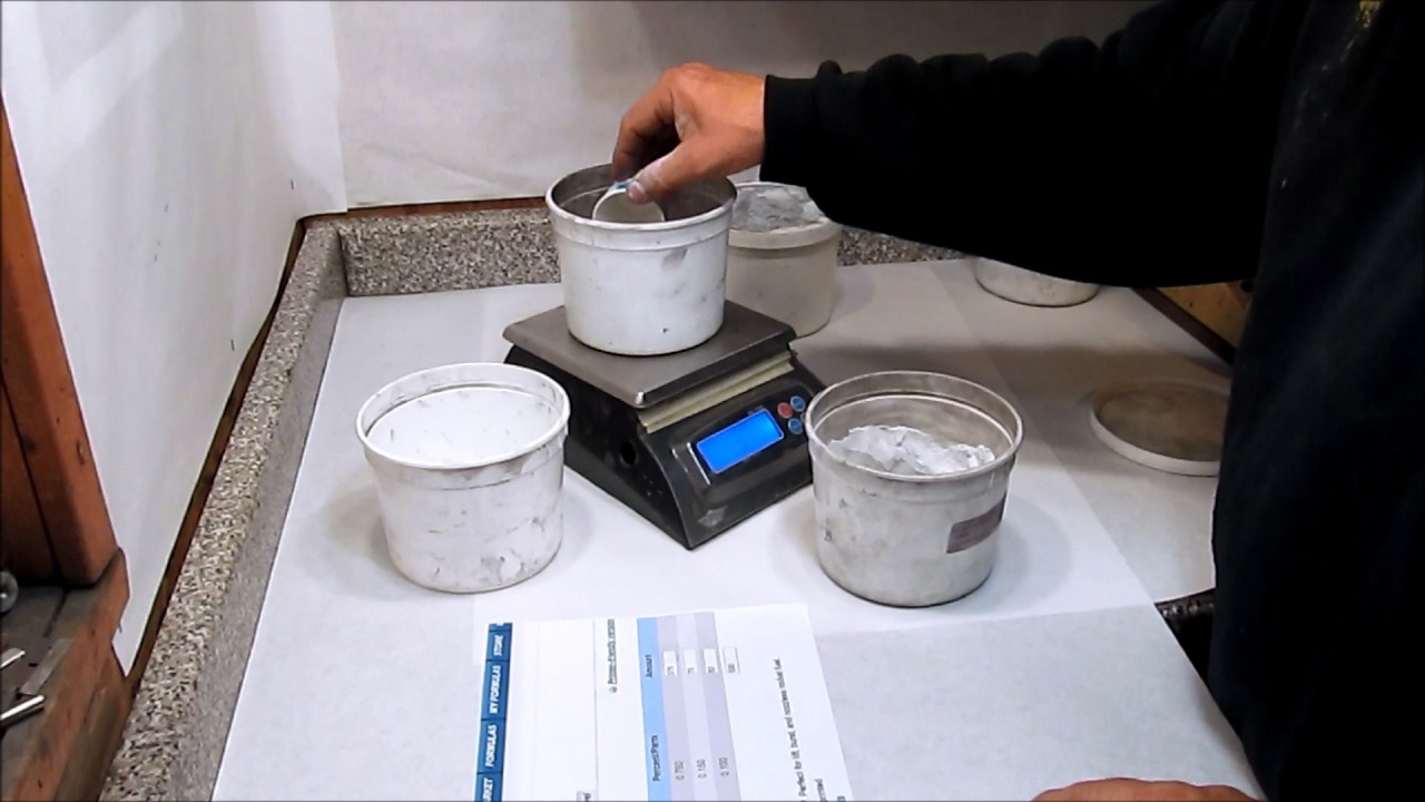 FW 101, Lesson #7, Weighing the individual chemicals for a pyro composition