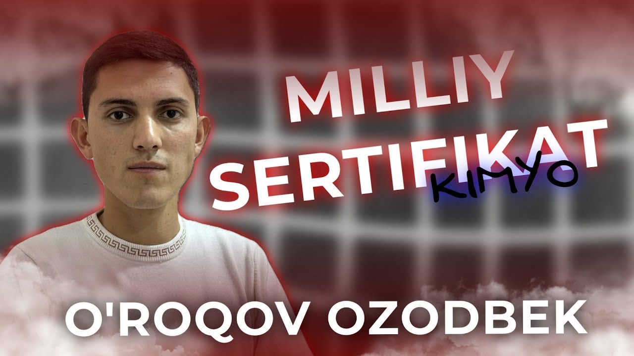 Mavzu:25.01.2025  . KIMYO  MILLIY SERTIFIKAT .25-yanvar 1-smenada tushgan savollar yechimlari