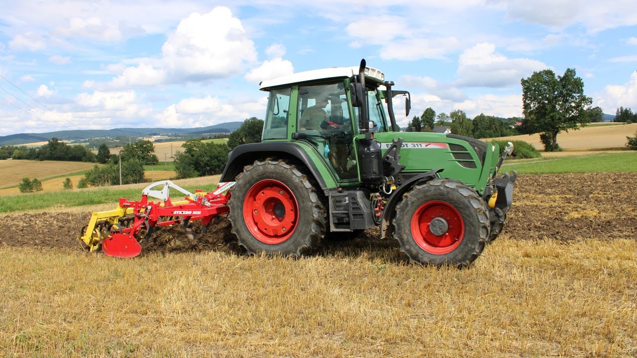 Podmítání Fendt 311 Pöttinger Synkro 3020