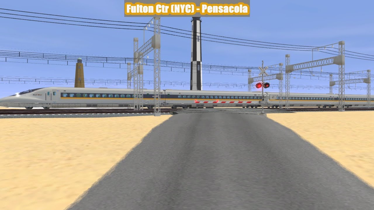 Trainz Railfanning Pt 207: East Coast Shinkansen, Cape Henry, Railroad Crossings, Virginia