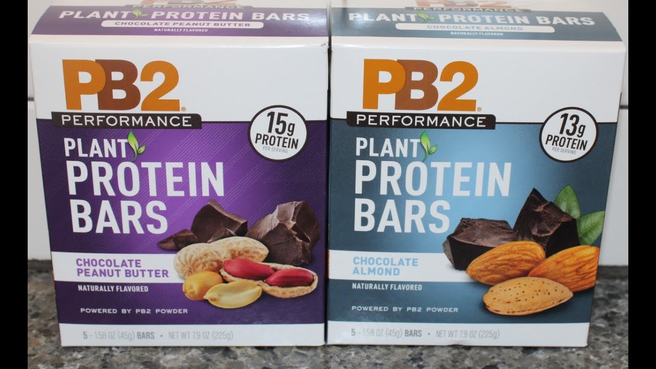 PB2 Performance Plant Protein Bars: Chocolate Peanut Butter & Chocolate Almond Review