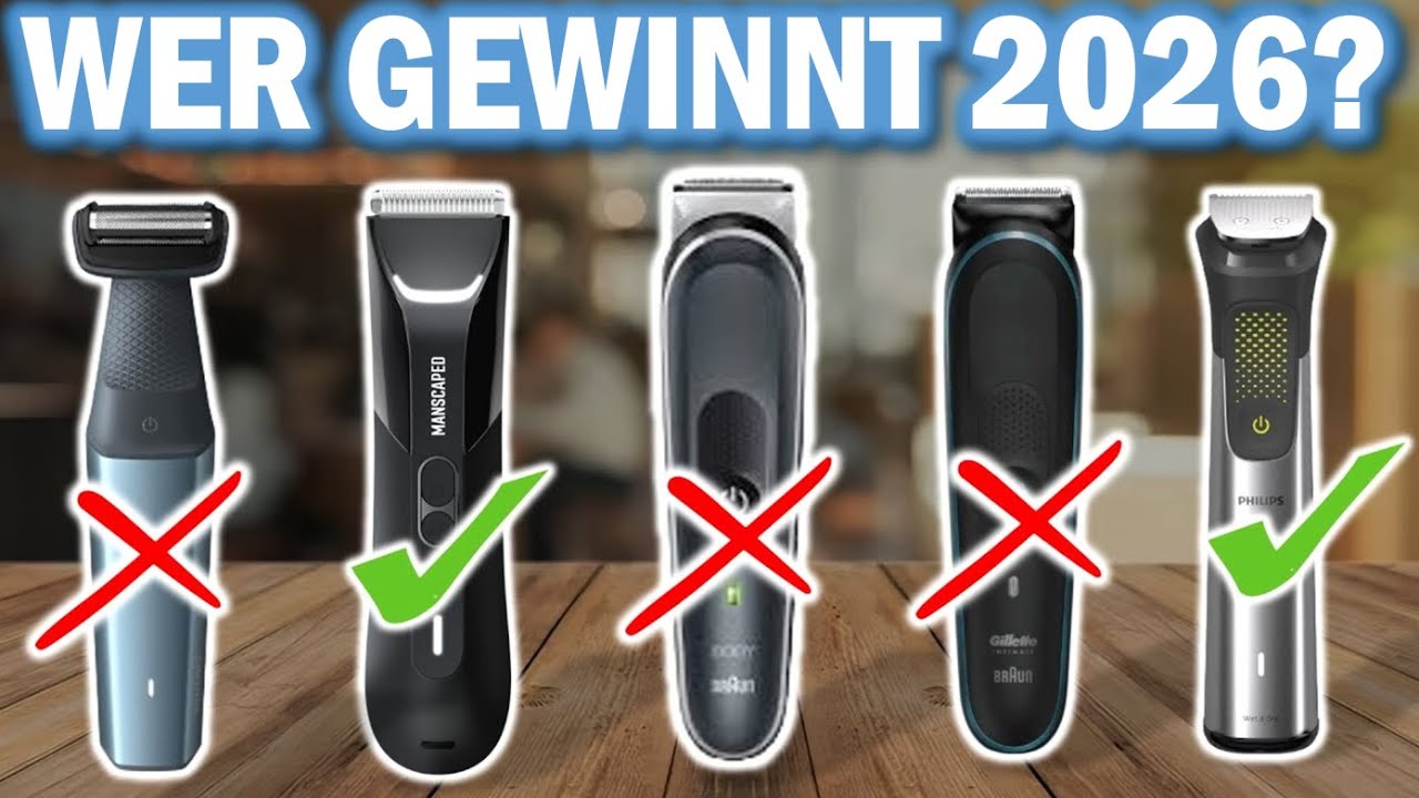 TOP 5 INTIMRASIERER (Testsieger 2026)!! 🔥 | Die besten Intimrasierer für Herren