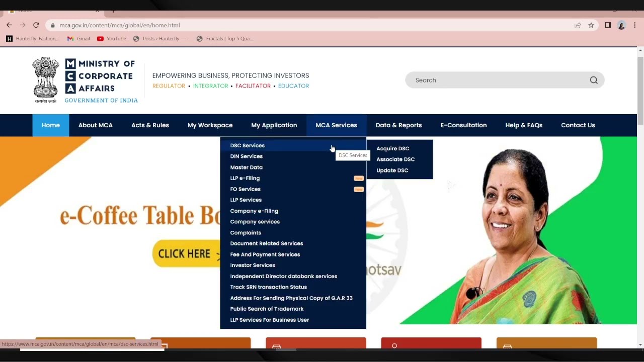 THIS IS HOW YOU WORK AS A CS ON MCA PORTAL