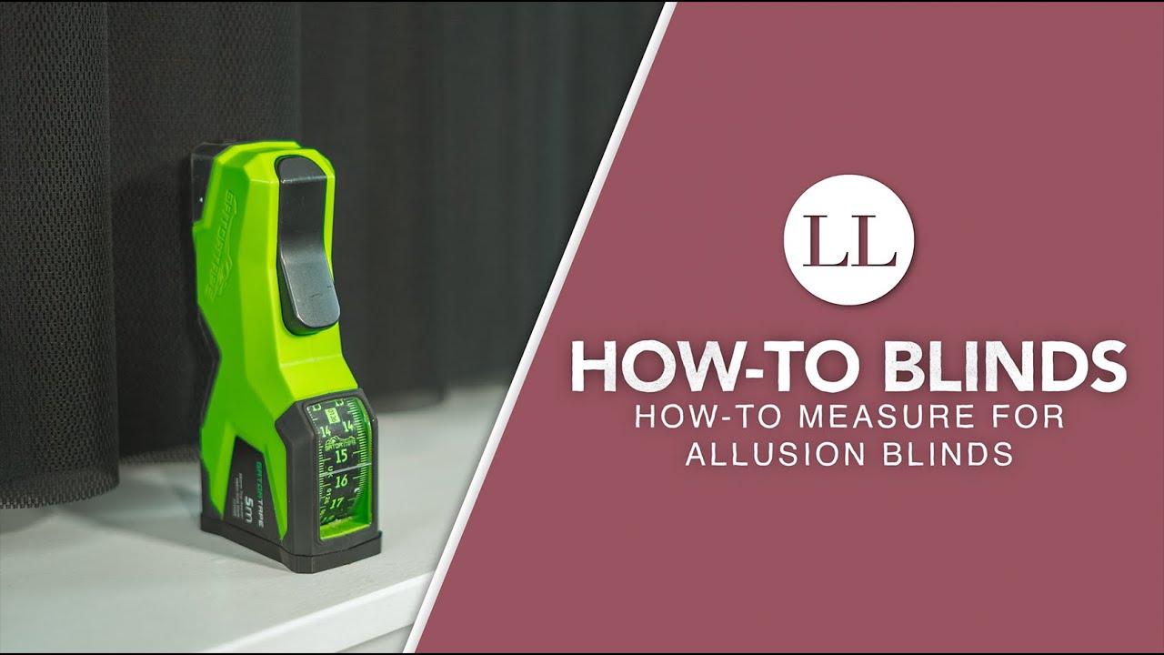 How to Measure For Allusion® Blinds | How-To Blinds