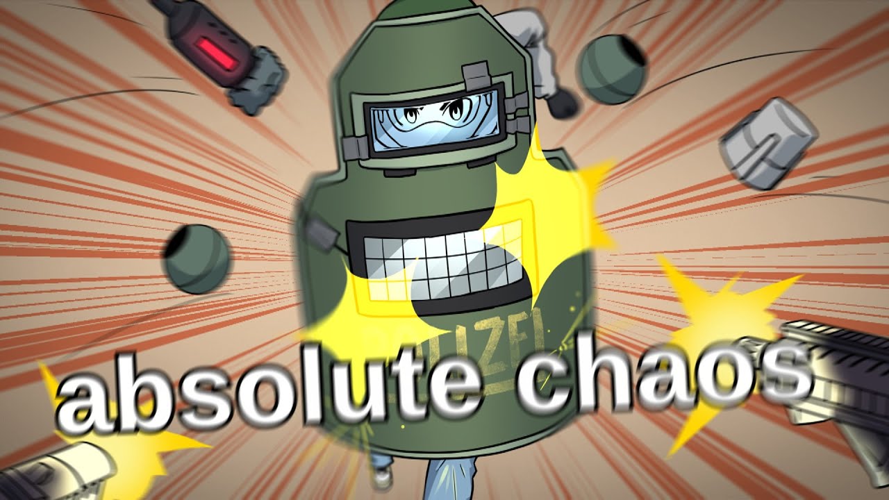 A chaotic Rainbow Six: Siege video