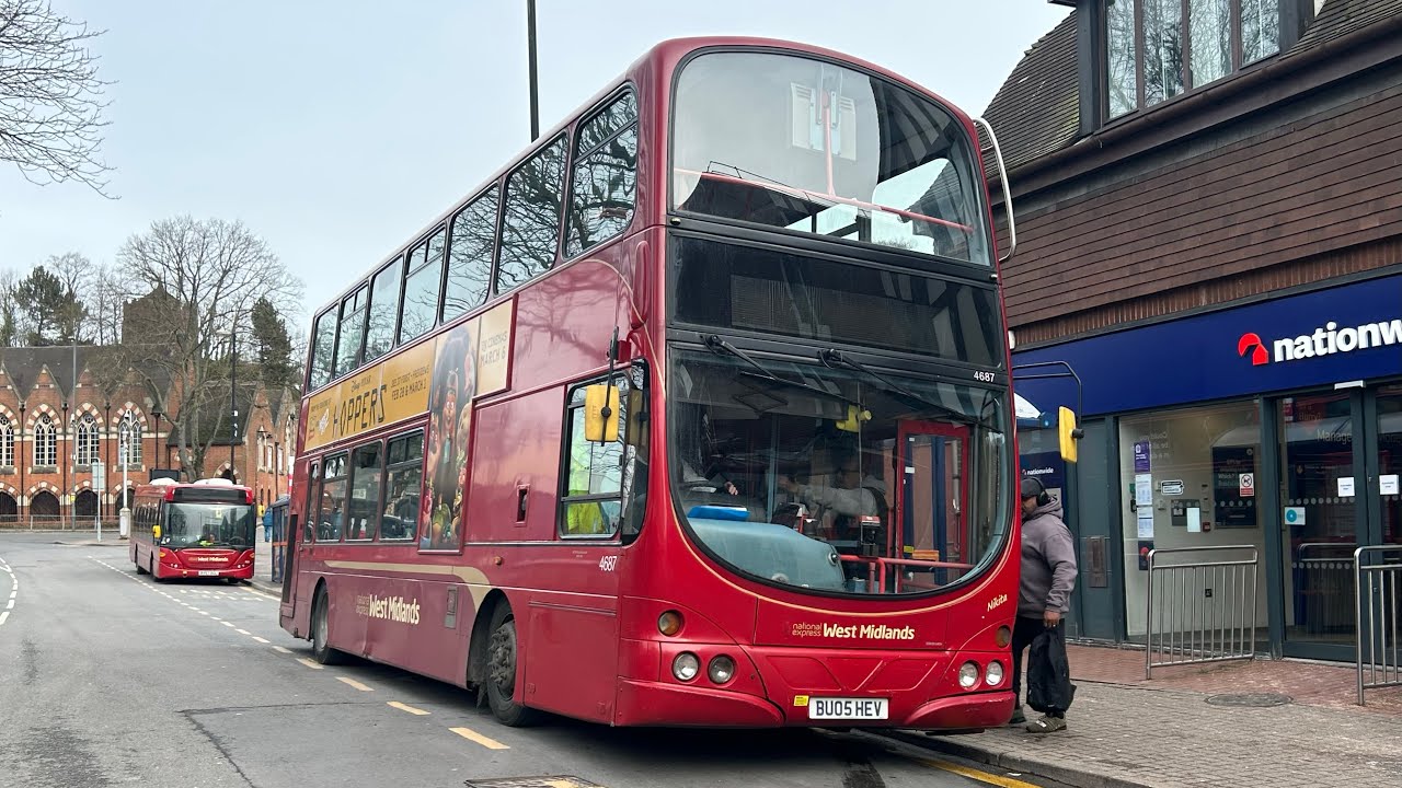 Stunning Voith B7TL Kickdown | National Express 4687 | BU05 HEV