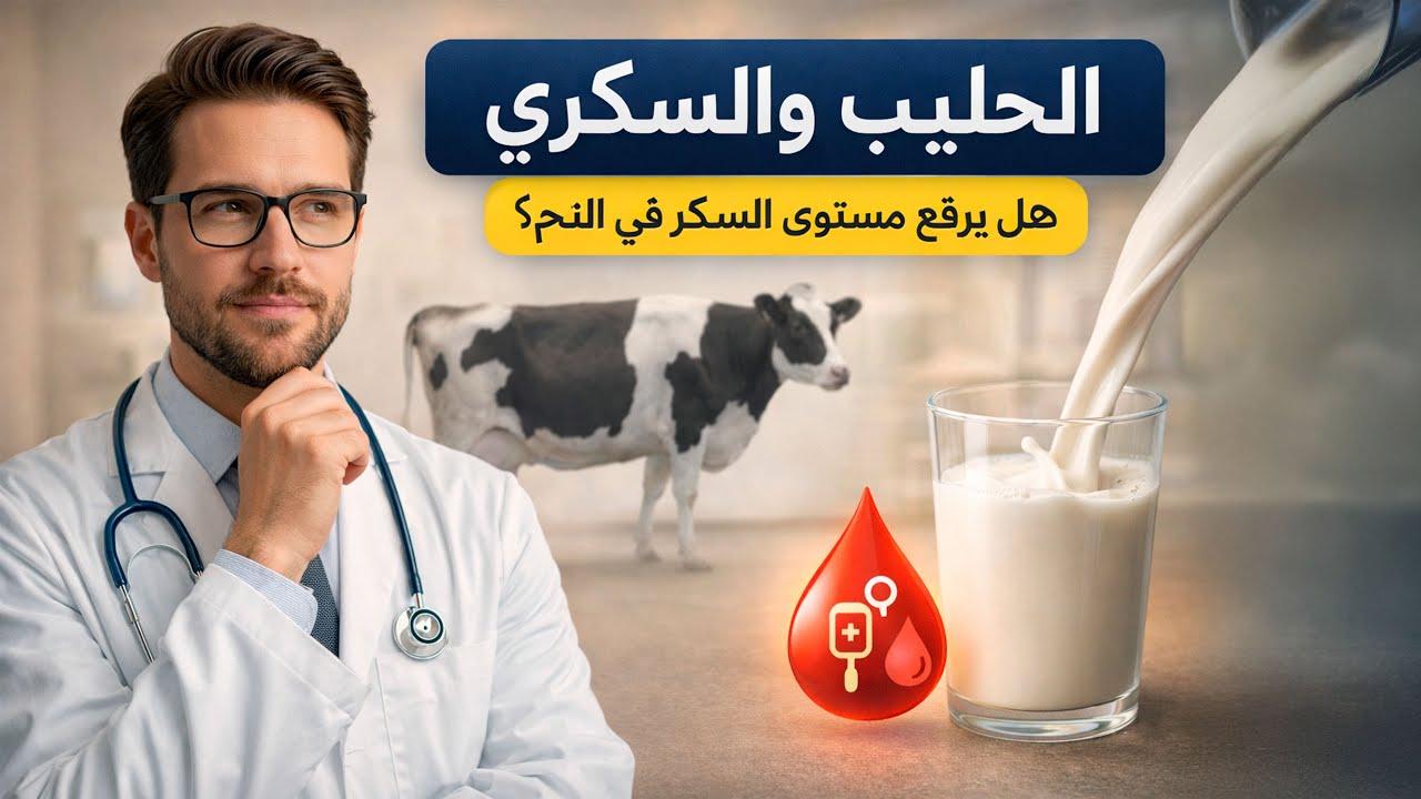 هل الحليب يرفع السكر؟ الحقيقة التي يجب أن يعرفها مريض السكري