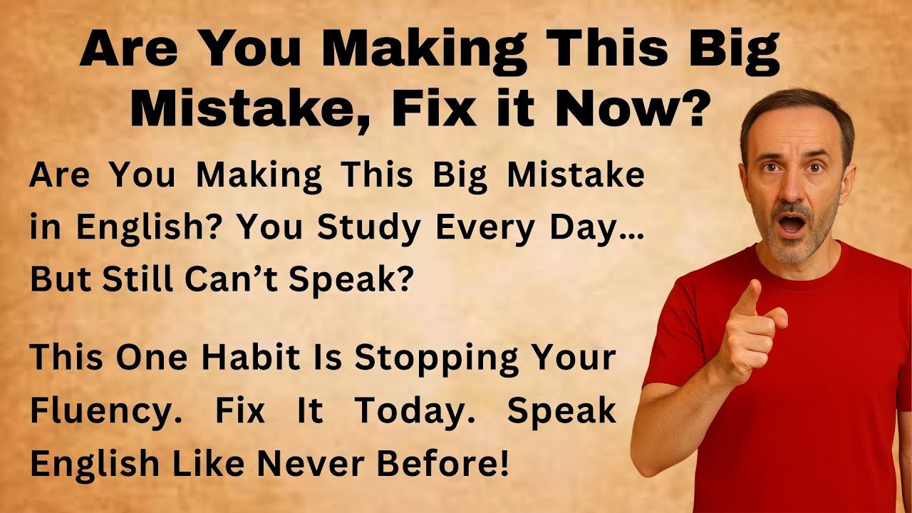 The BIGGEST Mistake English Learners Make  And How to Fix It