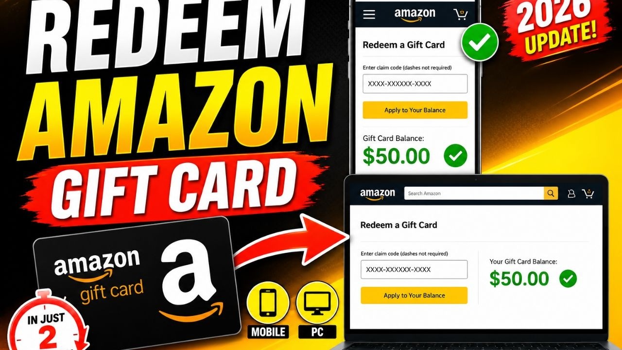 How to Redeem an Amazon Gift Card on Mobile & PC (2026 Update)