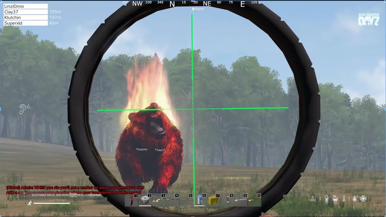 Two teams combine to kill Papa Bear on Bear Mountain 2