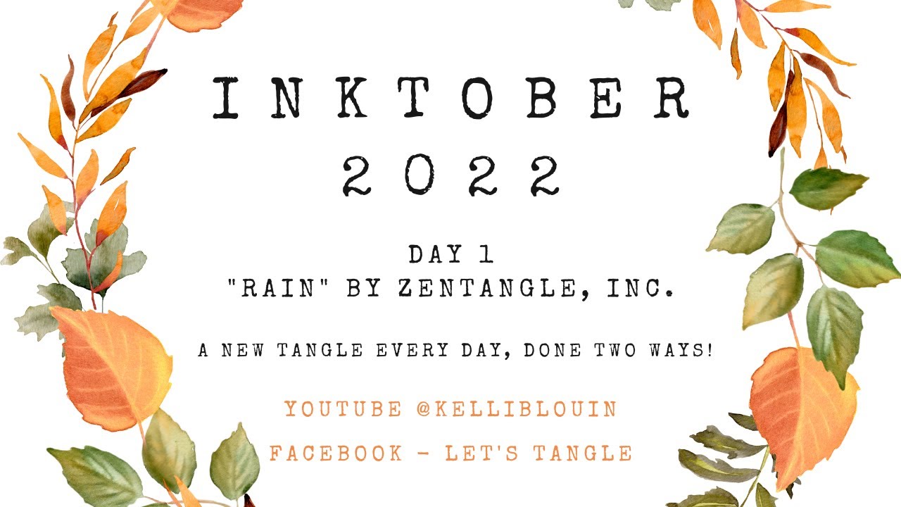 Inktober Tangles Day 1 - 