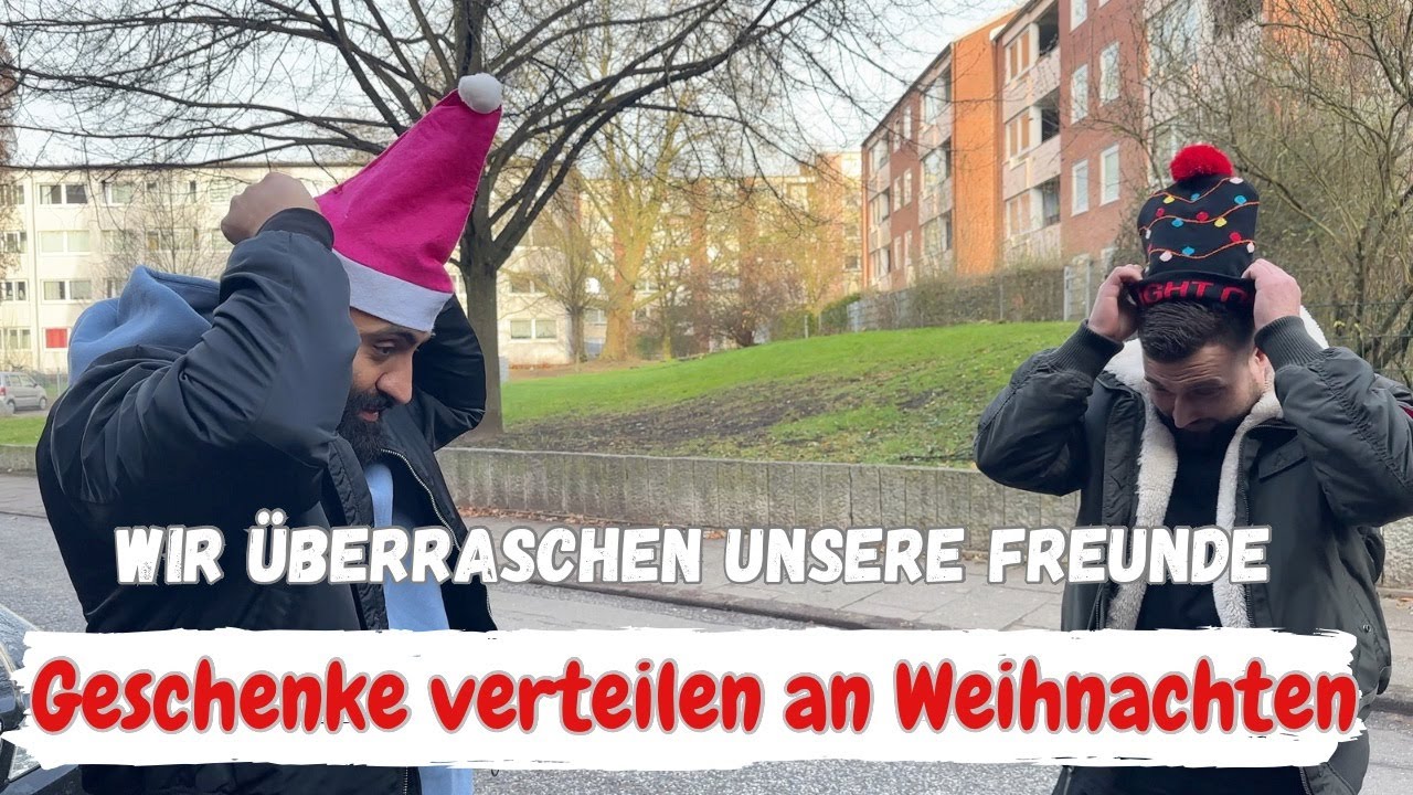 Heute ist es soweit! Wir verteilen eure Weihnachtsgeschenke und überraschen unsere Freunde damit!