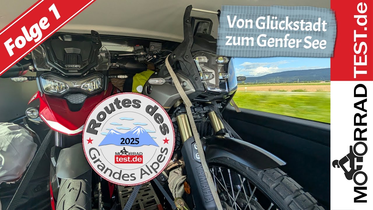Routes des Grandes Alpes 2025 | Tag 1: Anreise von Glückstadt an den Genfer See