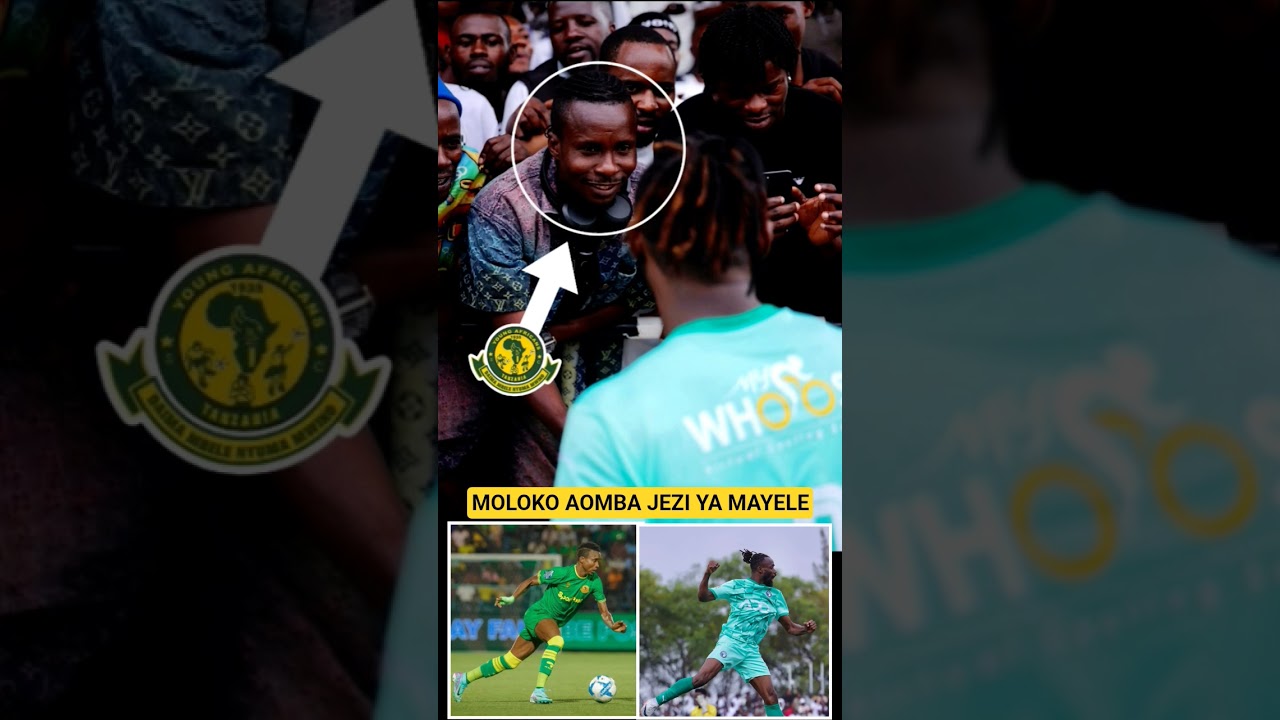 JESUS MOLOKO AONEKANA AKIMUOMBA JEZI FISTON MAYELE, WALIWAHI KUCHEZA WOTE YANGA