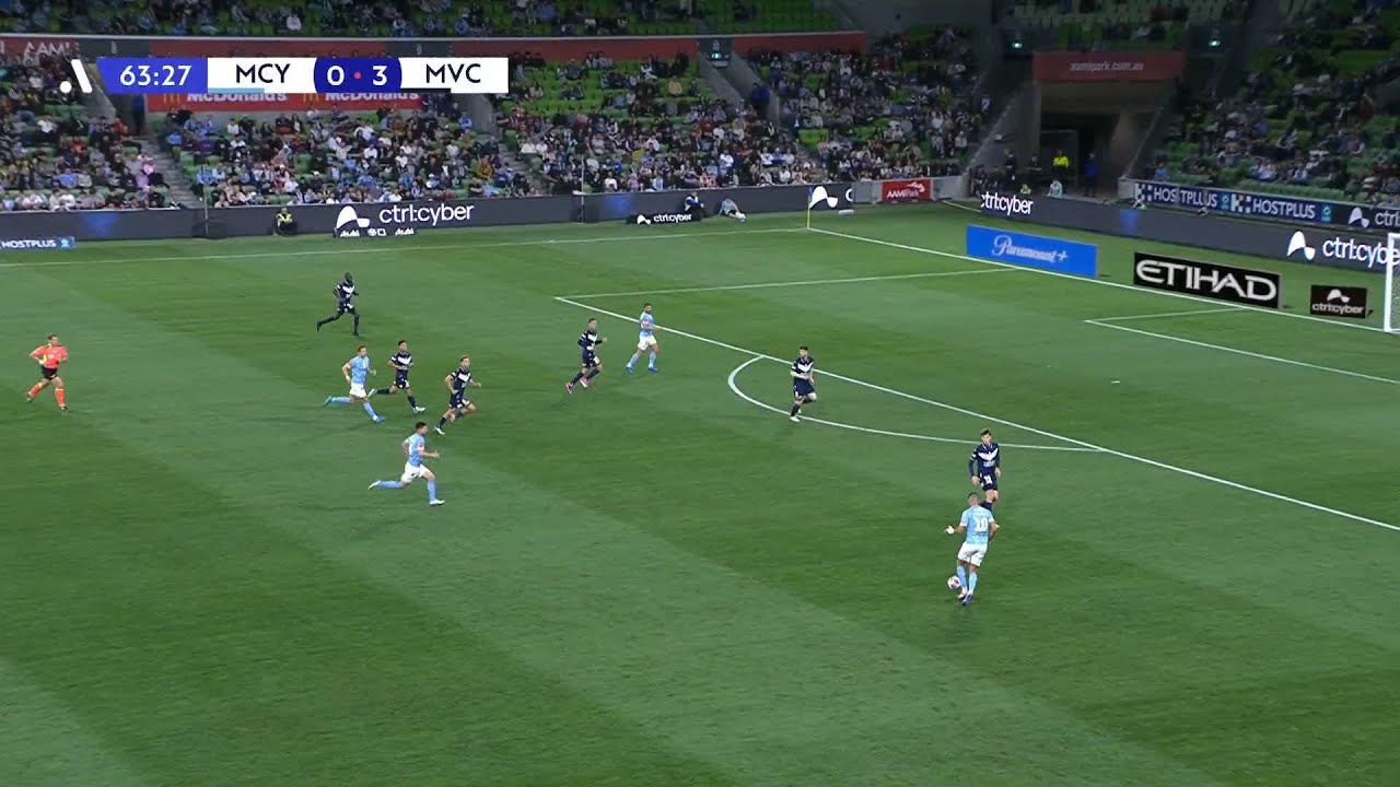 NABBOUT SCORES FOR MELBOURNE CITY IN THE DERBY!